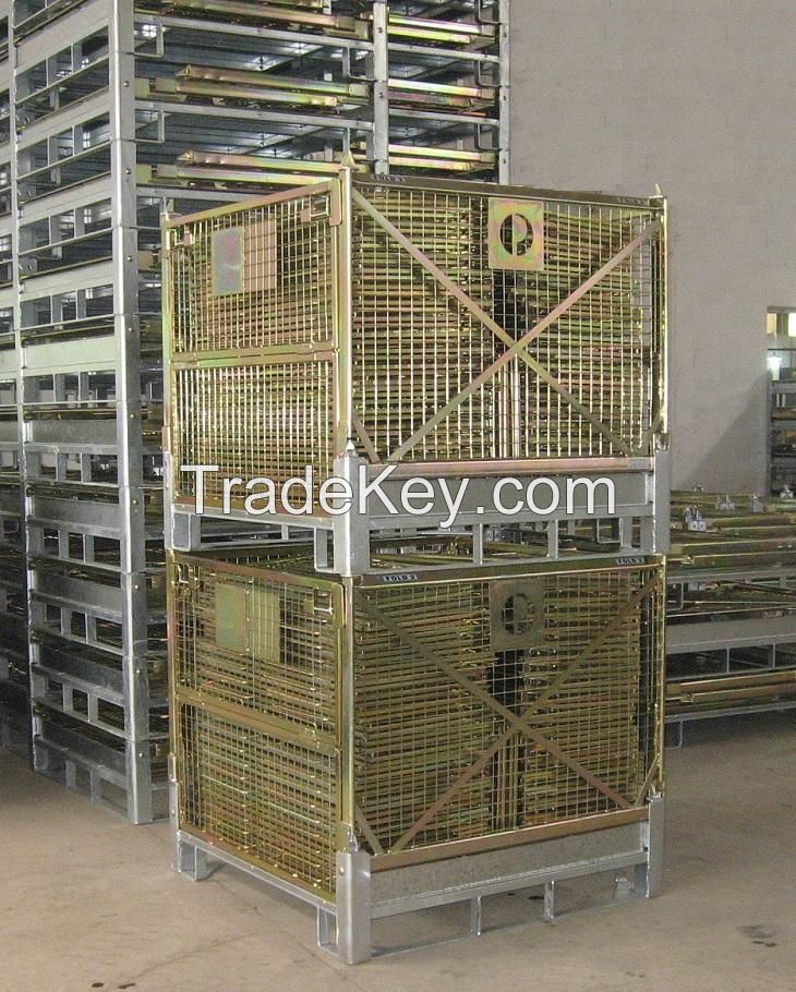 Foldable collapsible pallet stillages AU Post ULD Unit Loading Devices