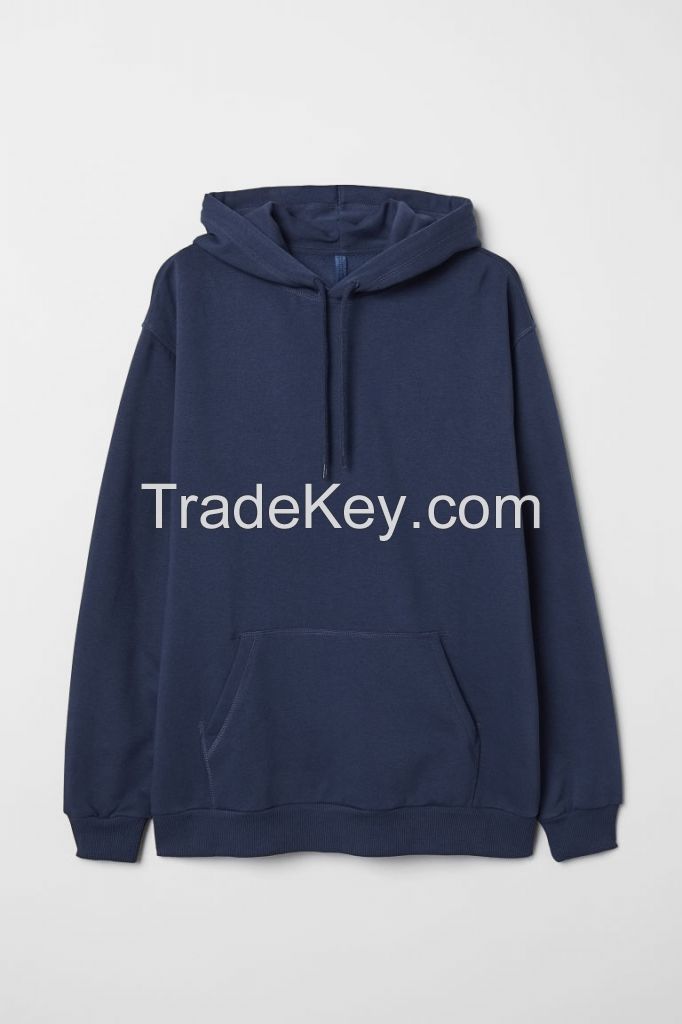 Plain Hooded Sweatshirt