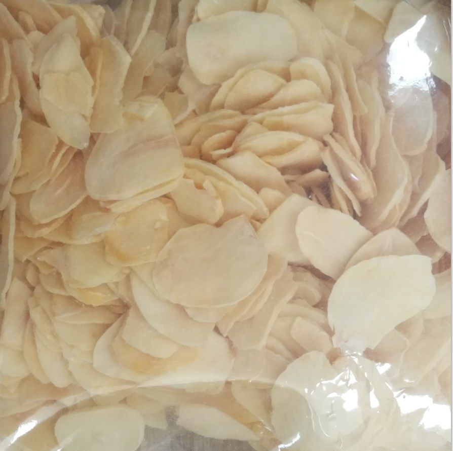 Dehydrated garlic slices, garlic flake