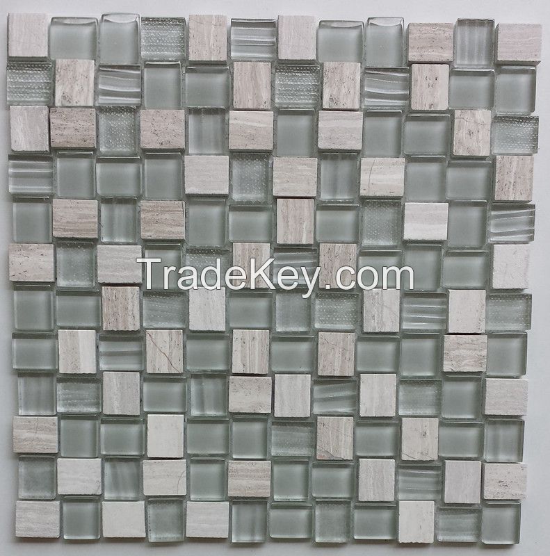 Sell Glass and Stone Mosaic - MD-0711WEAVEMS1P