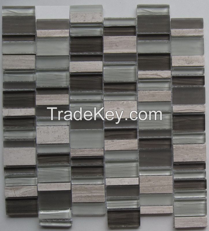 Sell Glass and Stone Mosaic - MD-052RANDMS1P