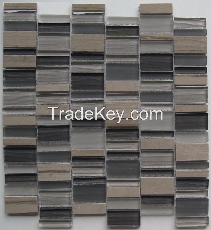 Sell Glass and Stone Mosaic - MD-022RANDMS1P