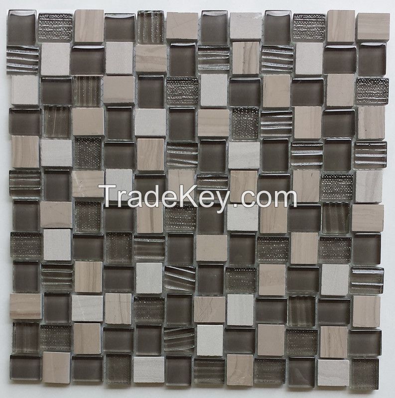 Sell Glass and Stone Mosaic - MD-1011WEAVEMS1P