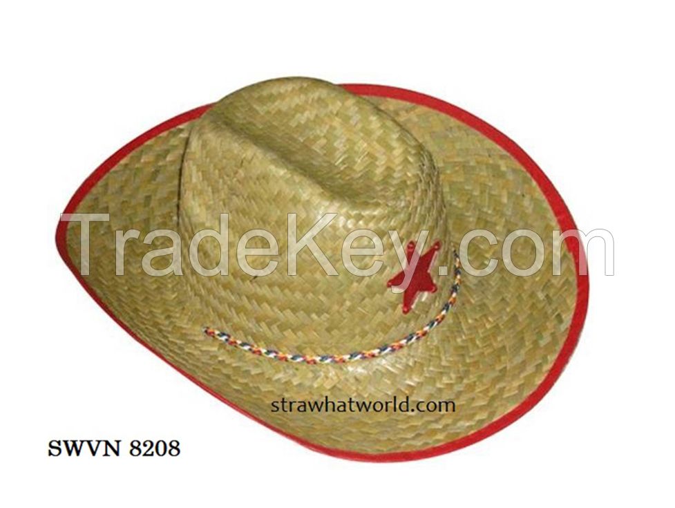 Natural Cowboy Hat, Cowboy Hat Vietnam, Cowboy Hat for Promotion