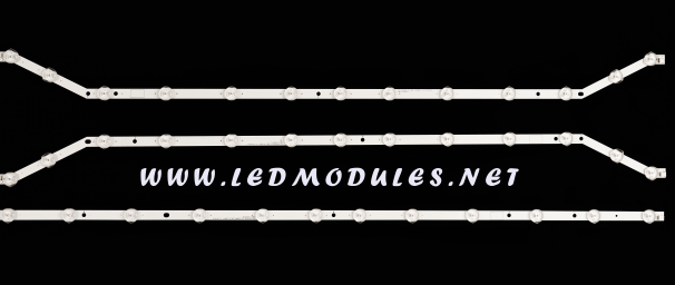 3pc LED strip D3GE-400SMA-R2 D3GE-400SMB-R2 for Samsung UE40EH5040 UE40EH5300