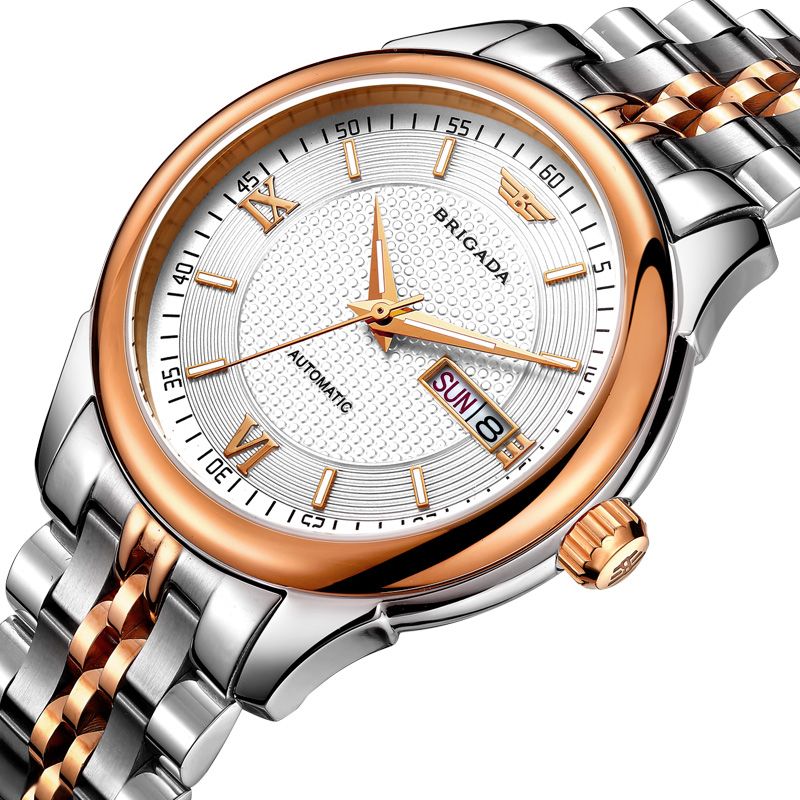 Luxury custom logo mechanical movement watches for man