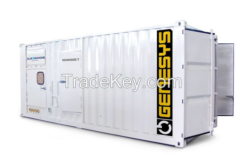 1100 KVA CONTAINERISED DIESEL GENERATOR - 3 PHASE 415V -  POWERED