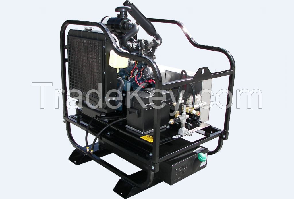 PRESSURE WASHER - Cold Water - Skid Mounted - 4.5 GPM 6000 PSI 24 Hp Diesel GP