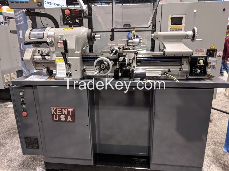 KENT CTL 618 EVS Precision Toolroom Lathe vari drive, 5-C, inch-metric