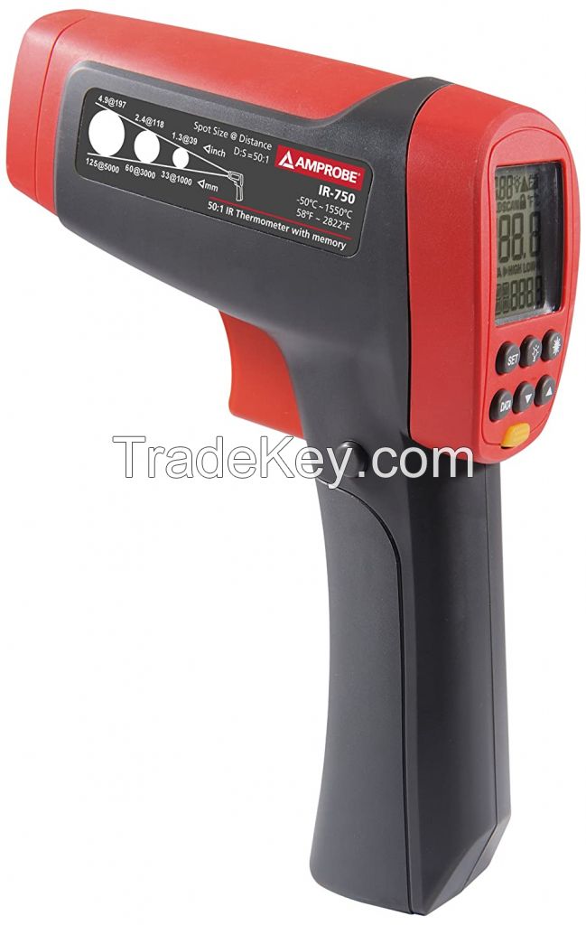 Amprobe IR-750 Infrared Thermometer, -58F to 2822F , 50:1