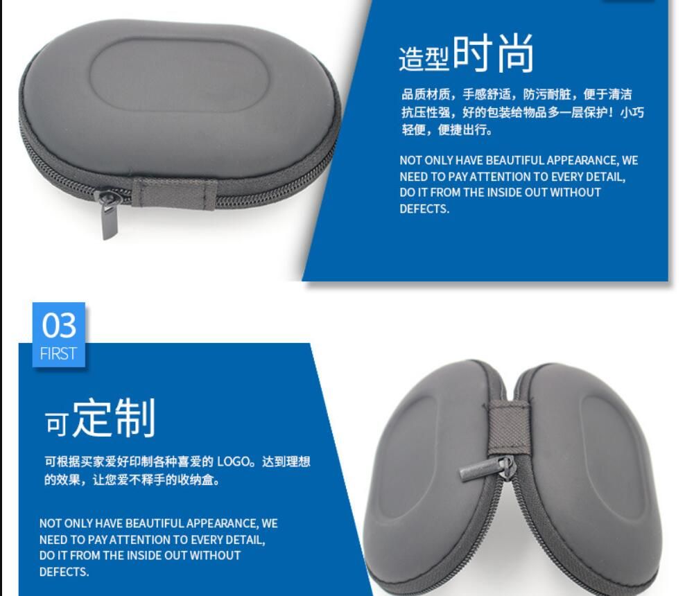 Chinese fashion popular eva Bluetooth earphone case hardshell earbuds case
