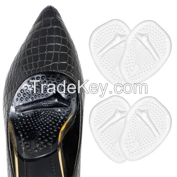 Lady High Heel Shoe Anti Slip Removable Insoles Front Foot Insoles ZG-206