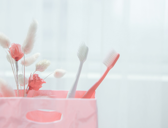 Life Blossom (Lemon, Sky, Pink, White) - Sang Si Co., Ltd - Adult ToothBrush