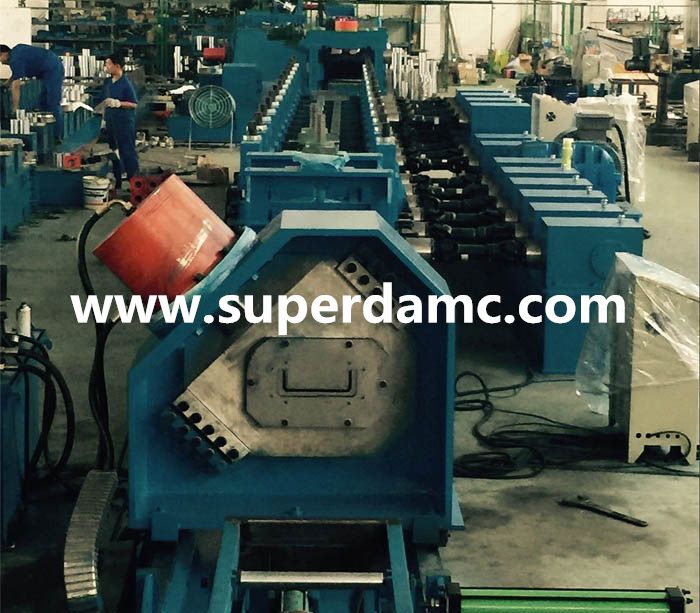 Superda Steel C Channel Purlin Roll Forming Machine Production Line