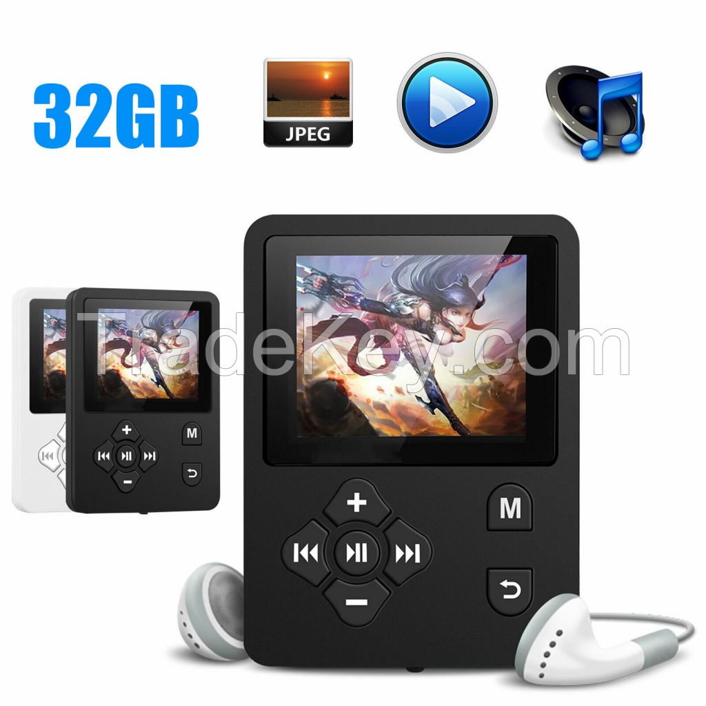 Portable HiFi MP3 Music Player with FM Lossless Sound Voice Recorder up to 32GB