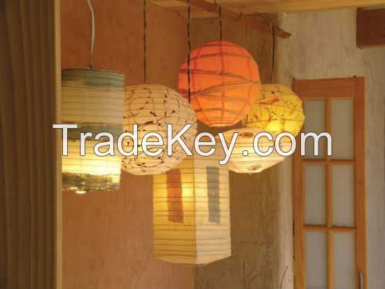 Vietnamese silk lanterns for events decoration