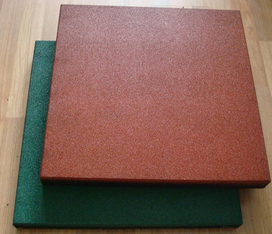 rubber tiles