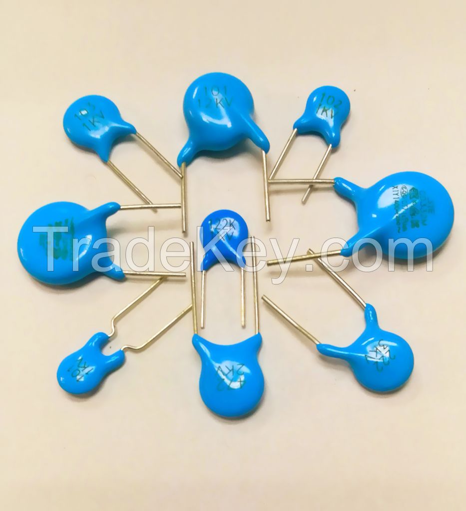 High voltage ceramic capacitor