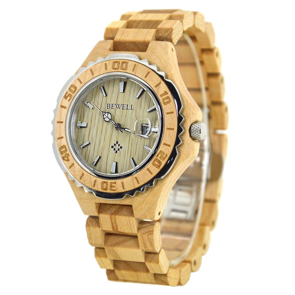 Custom Logo Fashion Wooden Watches Japan Movement 3ATM Water Resistant Wrist Watch for Women