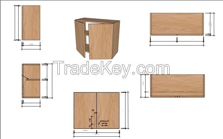Wall cabinet for hotel, restaurant, home.