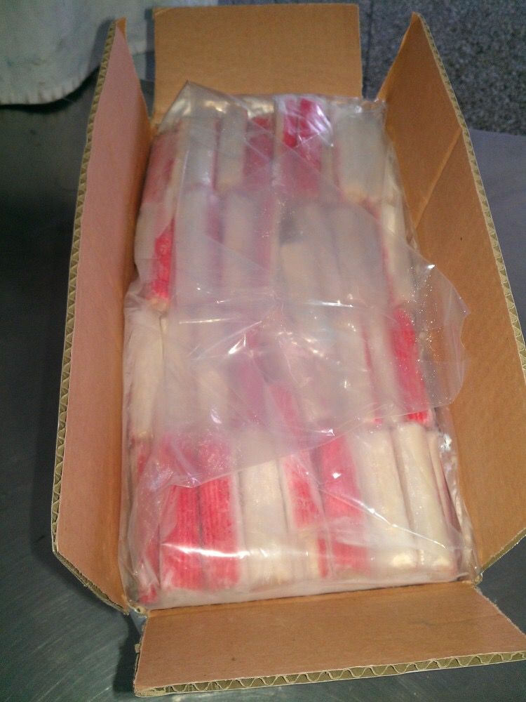 We sell imitation crab sticks