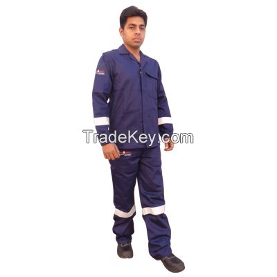 NAVY FLAME RETARDANT CONTI WITH REFLECTIVE TAPE (SABS)