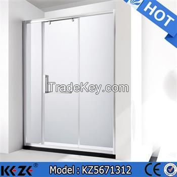 Sliding door shower room