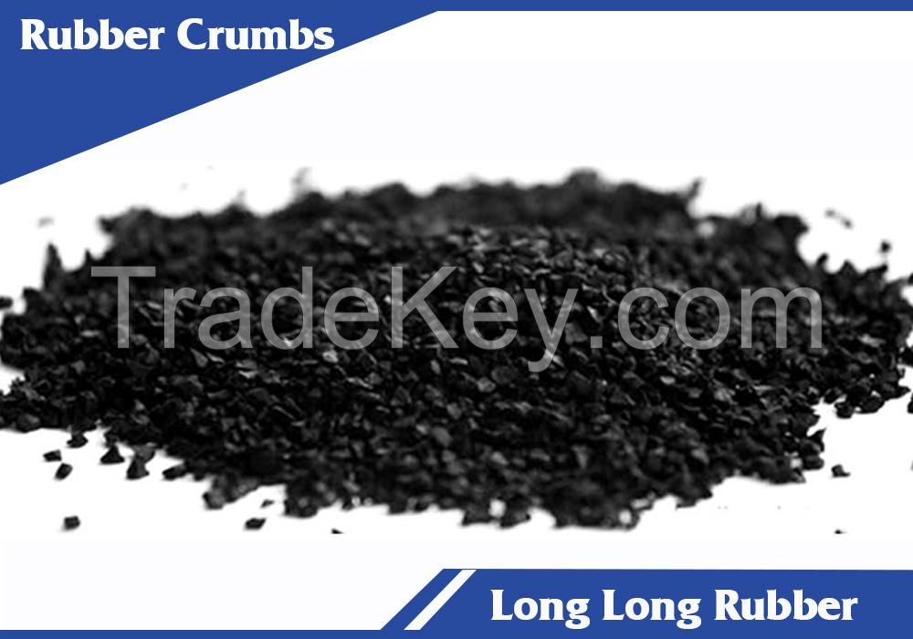 SBR rubber crumbs powder recycled from waste tires