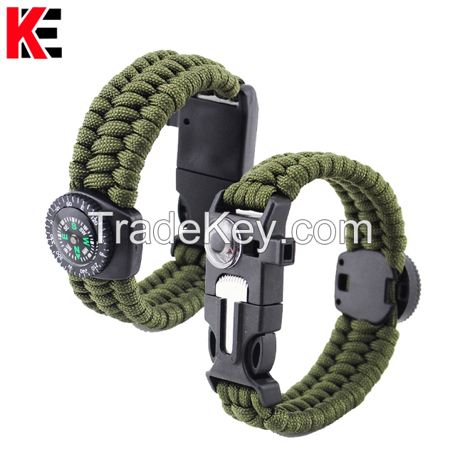 Outdoor Sport Equipment Camping Custom Logo Cheap Paracord Bracelet