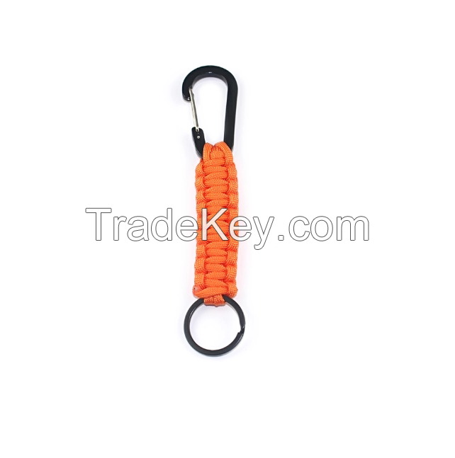 Everyday Use Outdoor Clmbing Key Chain, Paracord Accessories Army Keychain