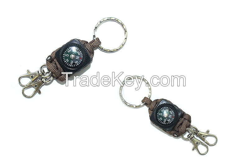 Compass multi-function key chain