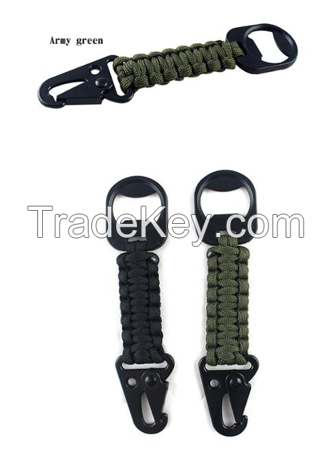 Multi-function paracord key chain can customize logo and color