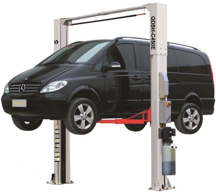 TWO POST CLEAR FLOOR CAR LIFT C450E