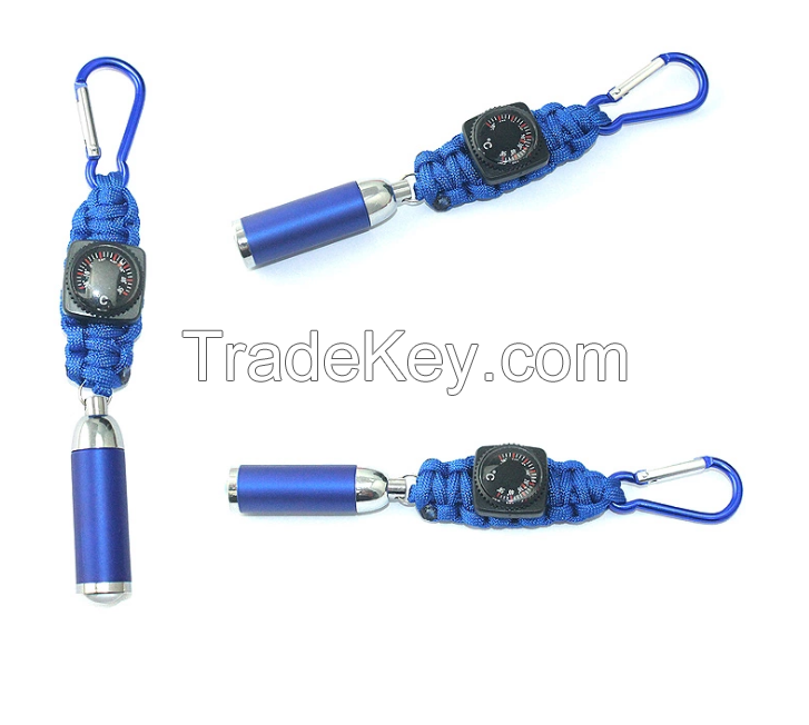 Home Paracord Bracelet Set for Men Women Boys Girls survival keychain