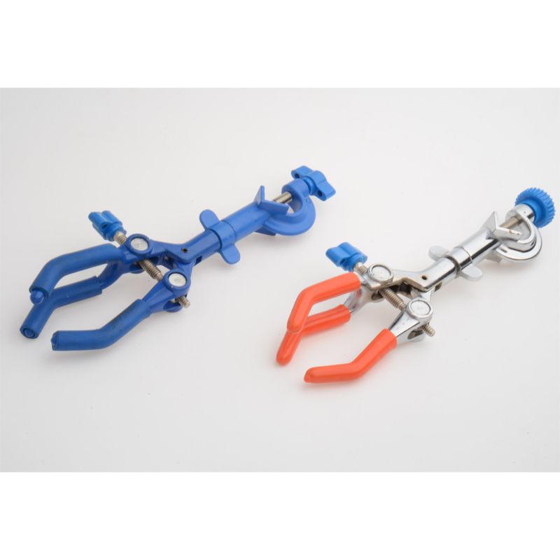 Die-cast Alloy Three Finger  Lab Clamp Accept Articles up to 70mm