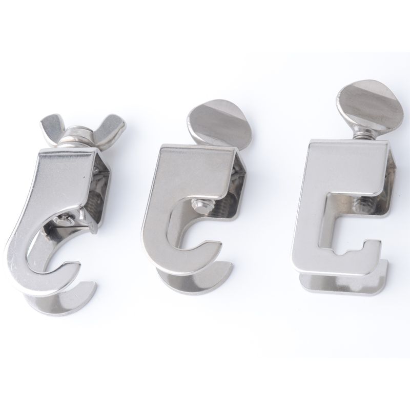 Stainless Steel Lab Hook Connector Bosshead Clamp Holder