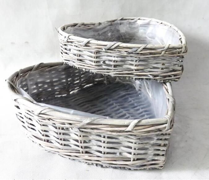 rope woven planter baskets, cotton rope weave baskets supplier