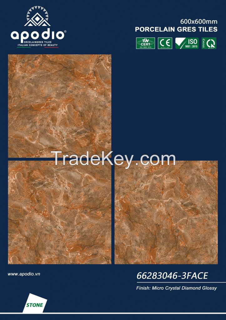 APODIO MICRO CRYSTAL DIAMOND GLOSSY TILE 600x600 Sale Offer