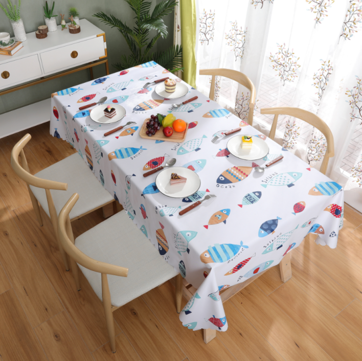 Table cover plastic non-woven for decorative dinning table