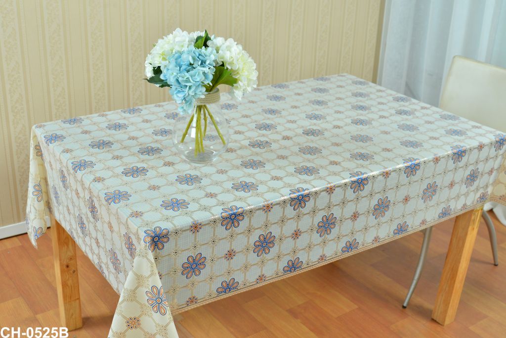 Hot sale pvc lace table cloth china home used white table cloths for wedding party