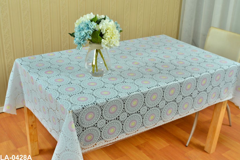 beautiful printed disposable tablecloth oilproof banquet table cloth square lace table cover