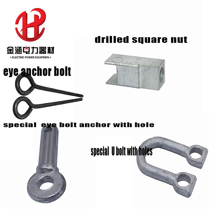 Special U Bolt, Drilled Nuts, Eye Bolts Anchors