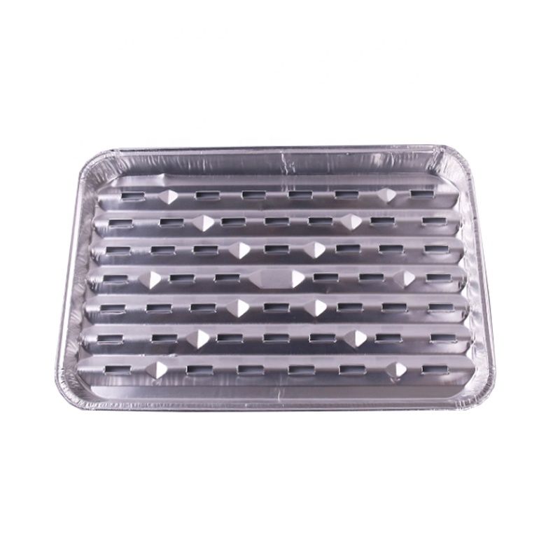 Food Grade aluminium foil container barbecue Tray for BBQ grill pan