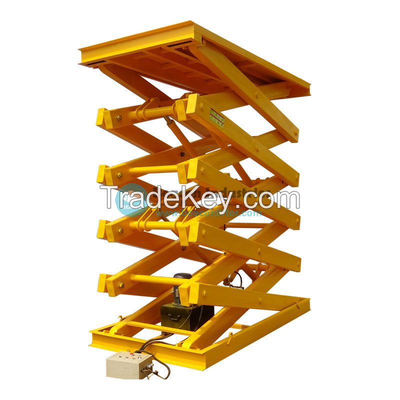 electric pallet lift platform fixed scissor lift table