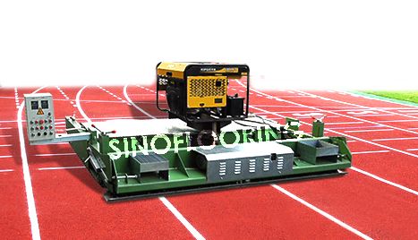 Plastic Track Paver machine ( with generator )