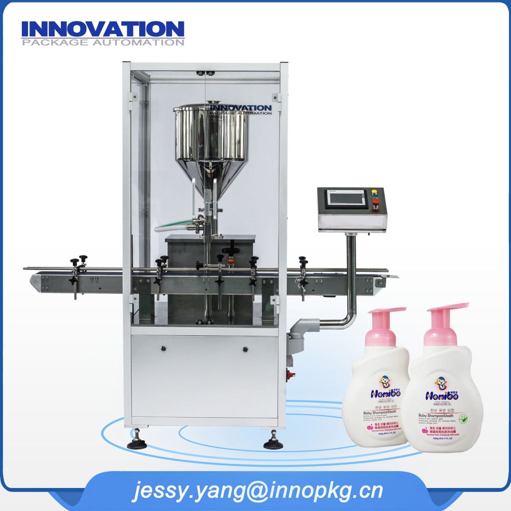industrial body lotion filling machine