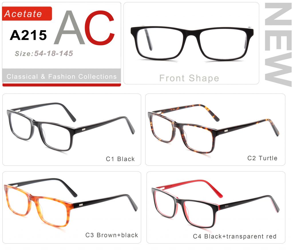 Acetate Eyeglasses Frames A215-1