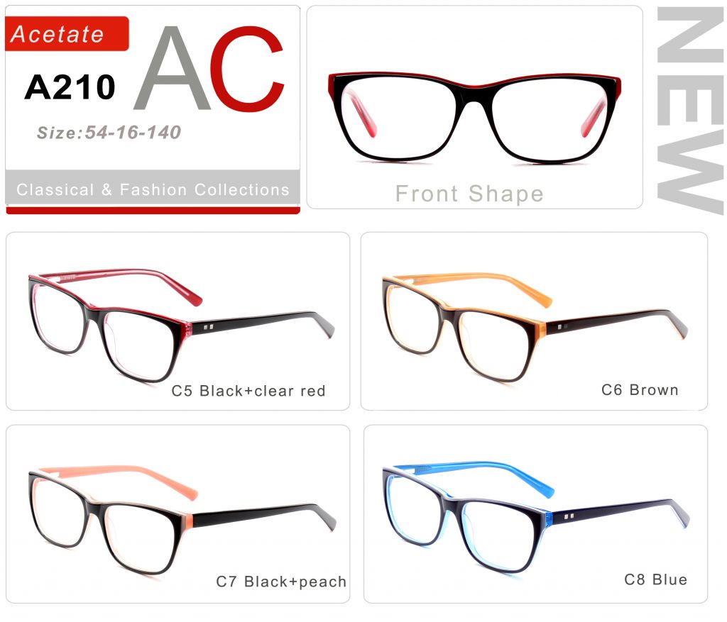 Acetate Eyeglasses Frame A210-2