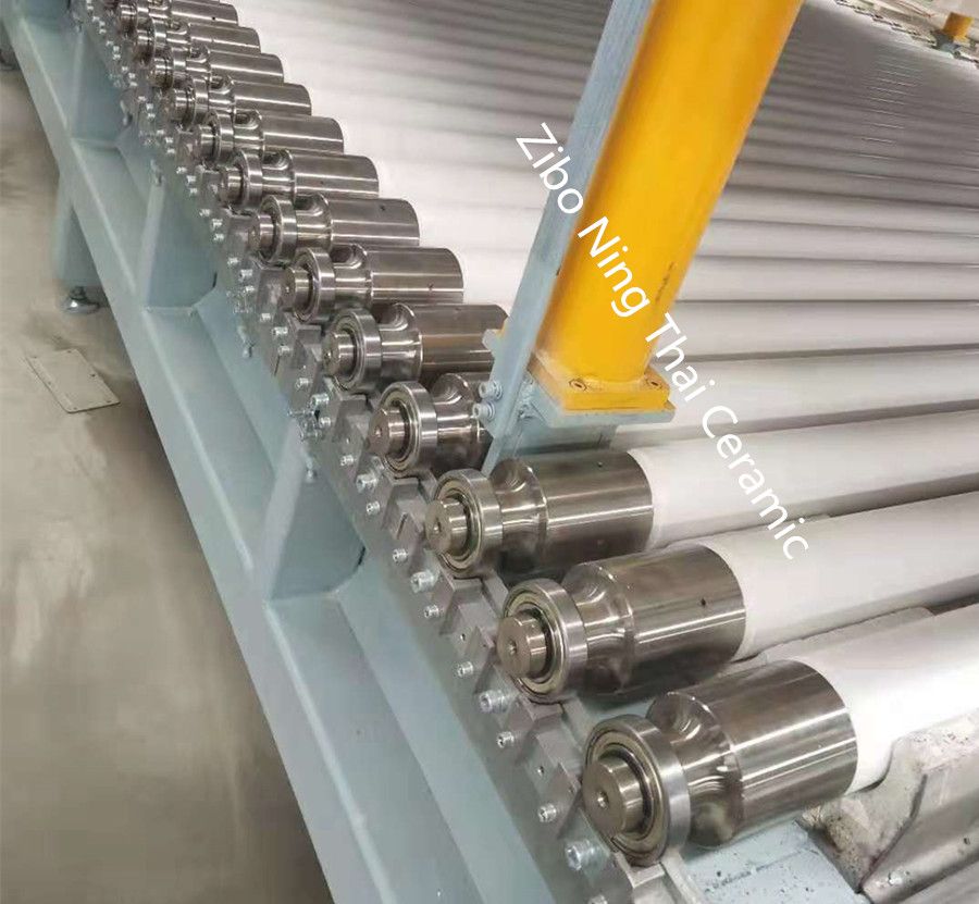 Fused Silica Ceramic Rollers For Tempered Glass Furnace
