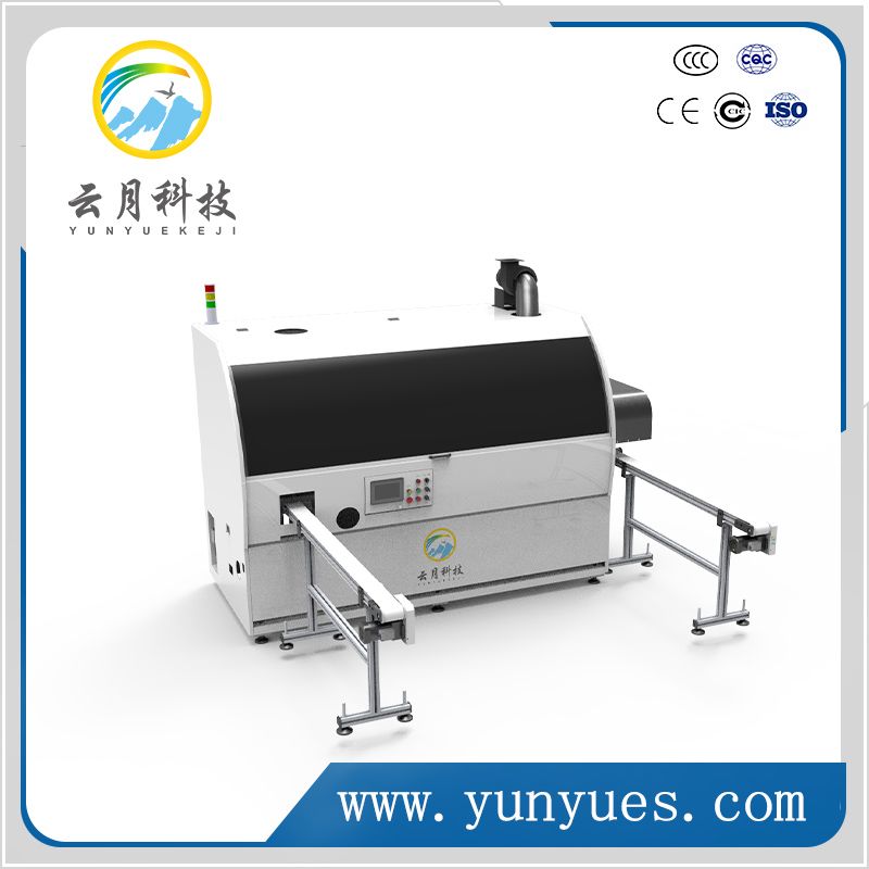 Automatic single color screen printer on glass, plastic, cream bottle